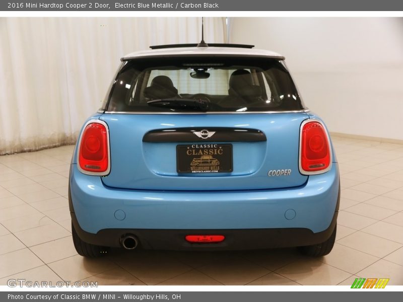 Electric Blue Metallic / Carbon Black 2016 Mini Hardtop Cooper 2 Door