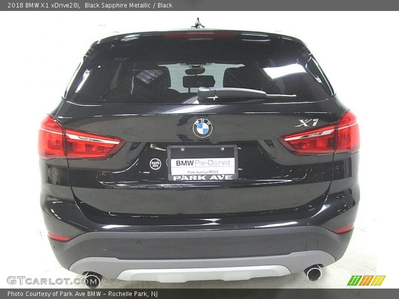 Black Sapphire Metallic / Black 2018 BMW X1 xDrive28i
