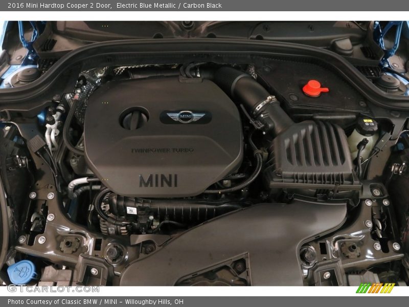 Electric Blue Metallic / Carbon Black 2016 Mini Hardtop Cooper 2 Door