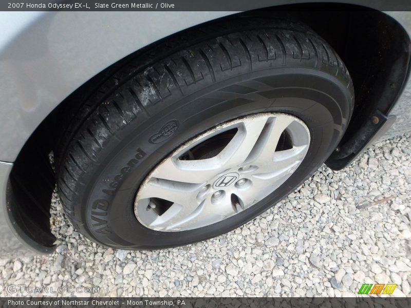 Slate Green Metallic / Olive 2007 Honda Odyssey EX-L