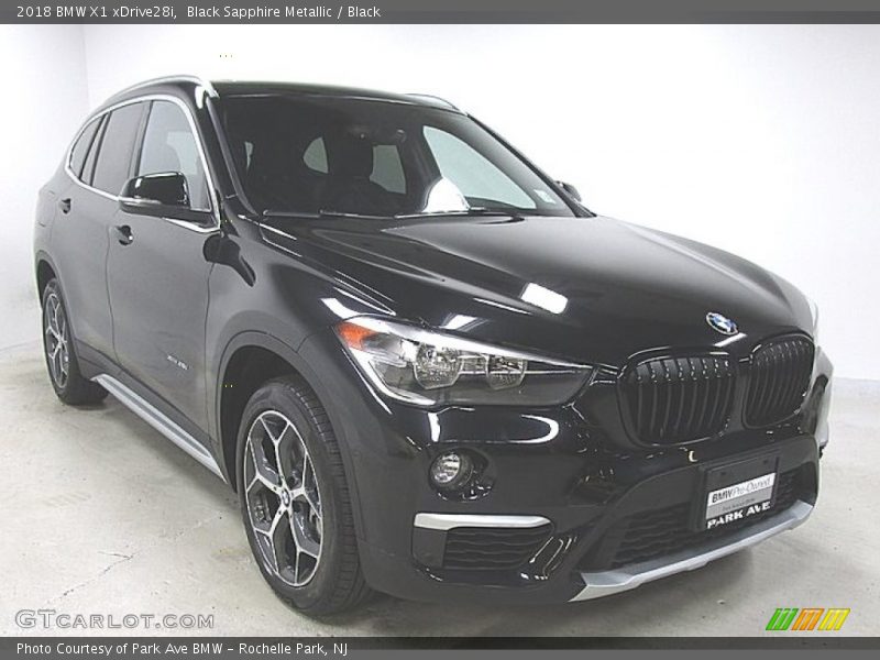 Black Sapphire Metallic / Black 2018 BMW X1 xDrive28i