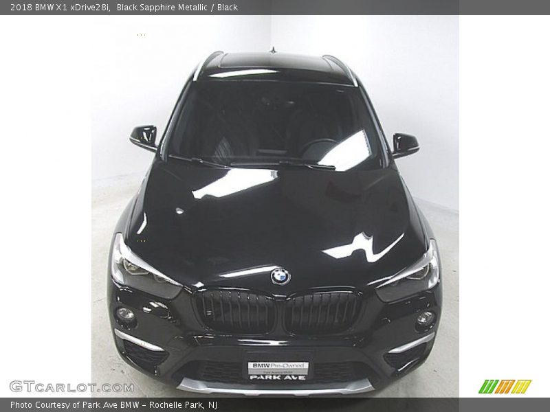 Black Sapphire Metallic / Black 2018 BMW X1 xDrive28i