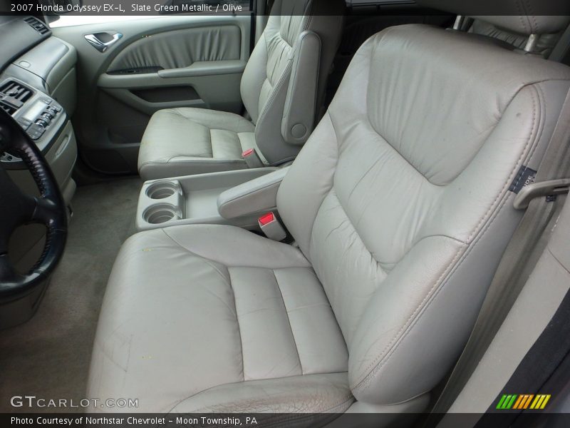 Slate Green Metallic / Olive 2007 Honda Odyssey EX-L