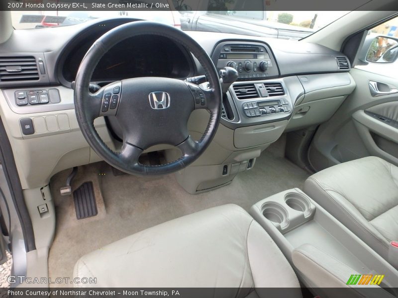 Slate Green Metallic / Olive 2007 Honda Odyssey EX-L