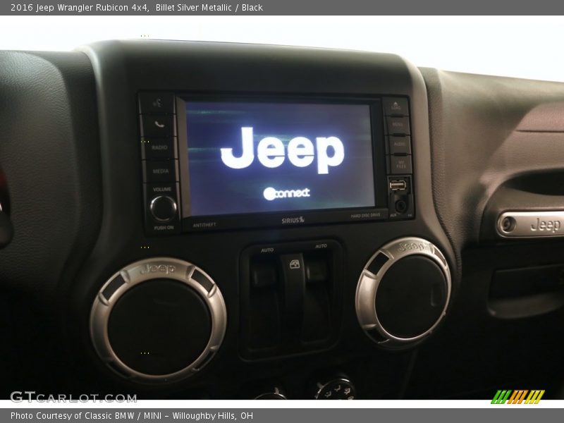 Billet Silver Metallic / Black 2016 Jeep Wrangler Rubicon 4x4