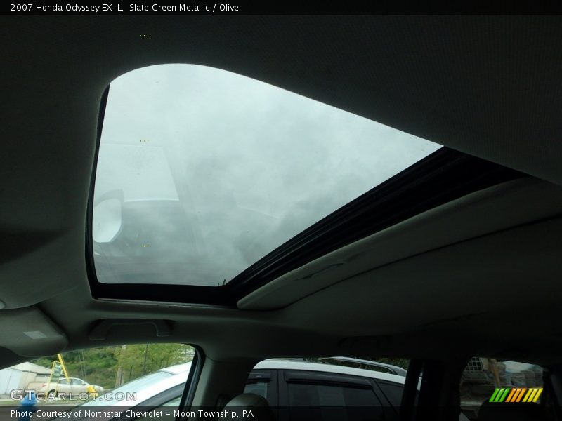 Slate Green Metallic / Olive 2007 Honda Odyssey EX-L