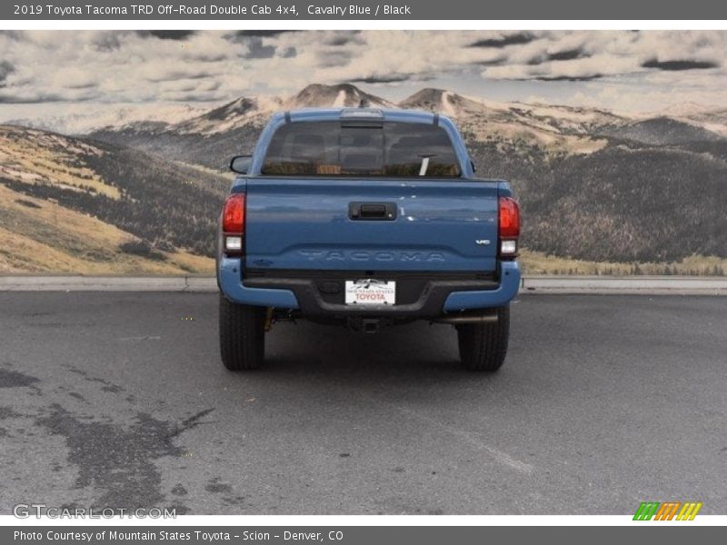 Cavalry Blue / Black 2019 Toyota Tacoma TRD Off-Road Double Cab 4x4