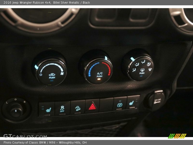 Billet Silver Metallic / Black 2016 Jeep Wrangler Rubicon 4x4