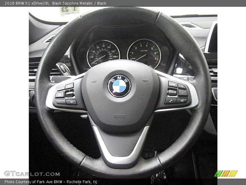 Black Sapphire Metallic / Black 2018 BMW X1 xDrive28i