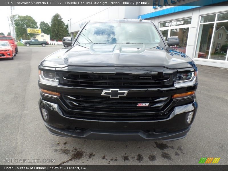 Black / Jet Black 2019 Chevrolet Silverado LD LT Z71 Double Cab 4x4 Midnight Edition