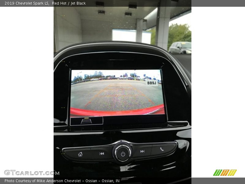 Red Hot / Jet Black 2019 Chevrolet Spark LS