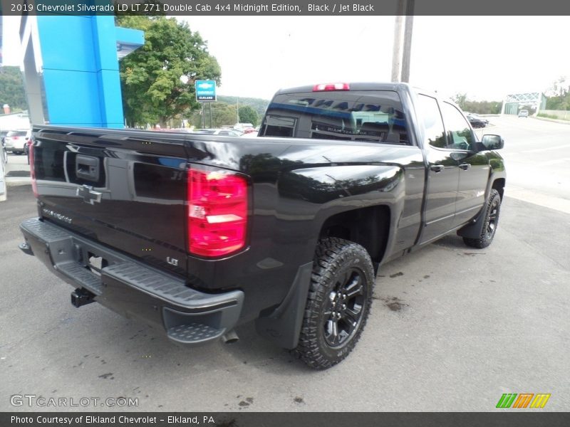 Black / Jet Black 2019 Chevrolet Silverado LD LT Z71 Double Cab 4x4 Midnight Edition
