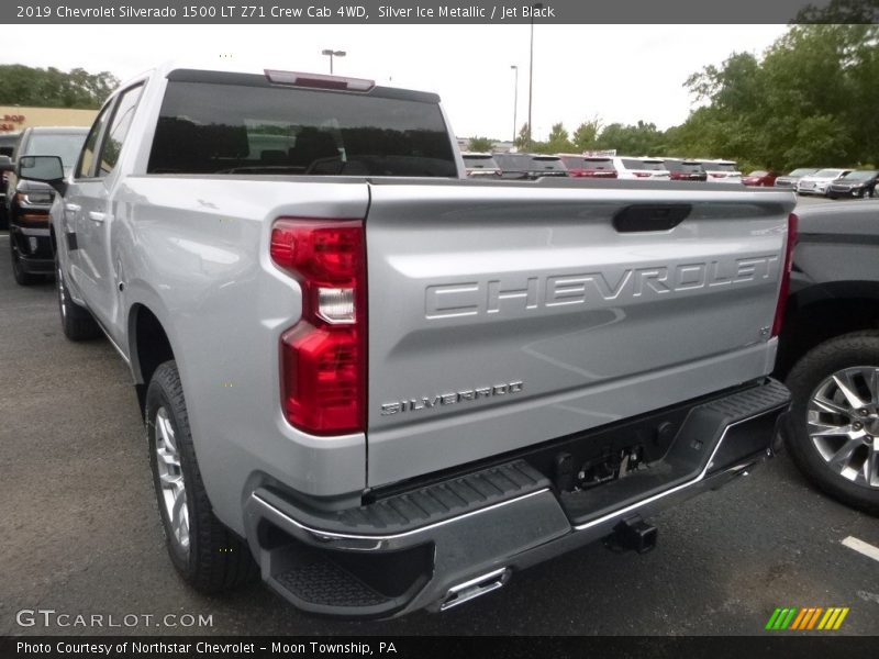Silver Ice Metallic / Jet Black 2019 Chevrolet Silverado 1500 LT Z71 Crew Cab 4WD