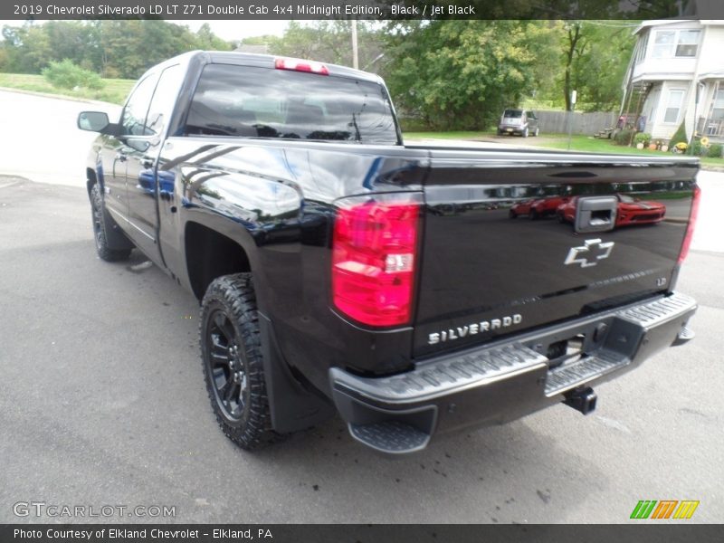 Black / Jet Black 2019 Chevrolet Silverado LD LT Z71 Double Cab 4x4 Midnight Edition