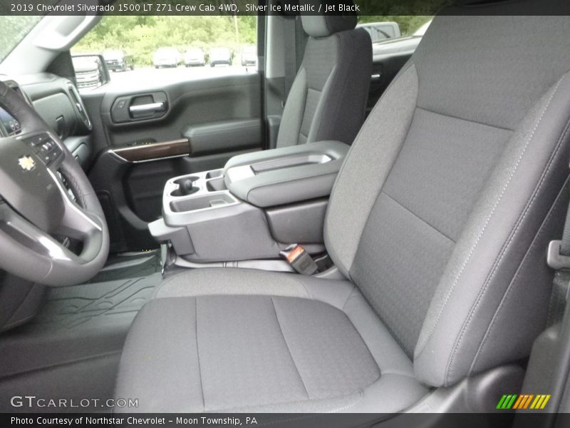 Silver Ice Metallic / Jet Black 2019 Chevrolet Silverado 1500 LT Z71 Crew Cab 4WD