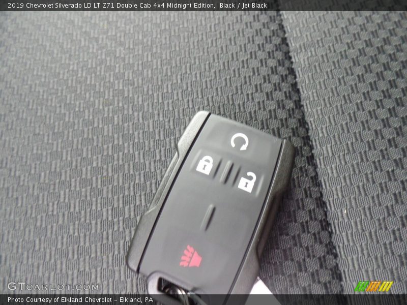 Black / Jet Black 2019 Chevrolet Silverado LD LT Z71 Double Cab 4x4 Midnight Edition