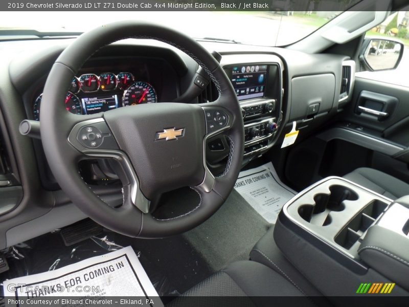Black / Jet Black 2019 Chevrolet Silverado LD LT Z71 Double Cab 4x4 Midnight Edition