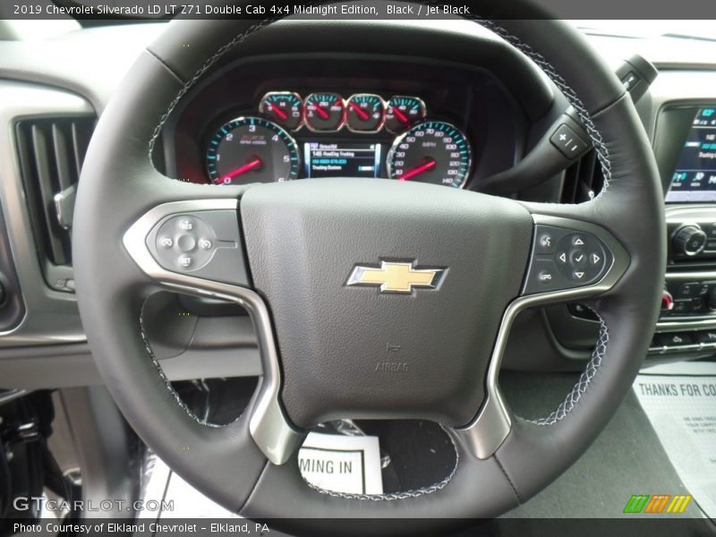 Black / Jet Black 2019 Chevrolet Silverado LD LT Z71 Double Cab 4x4 Midnight Edition