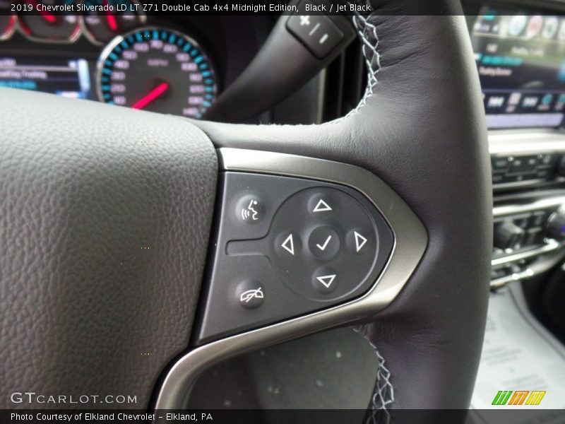 Black / Jet Black 2019 Chevrolet Silverado LD LT Z71 Double Cab 4x4 Midnight Edition