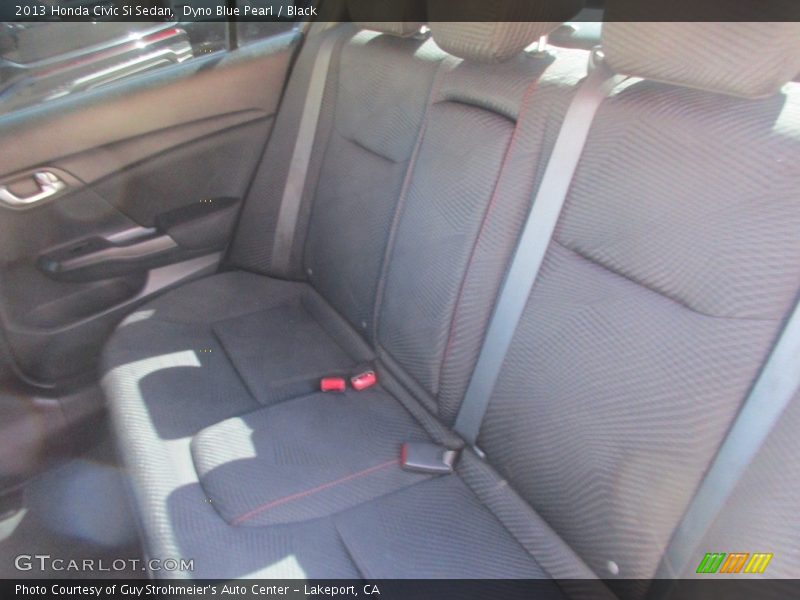Dyno Blue Pearl / Black 2013 Honda Civic Si Sedan