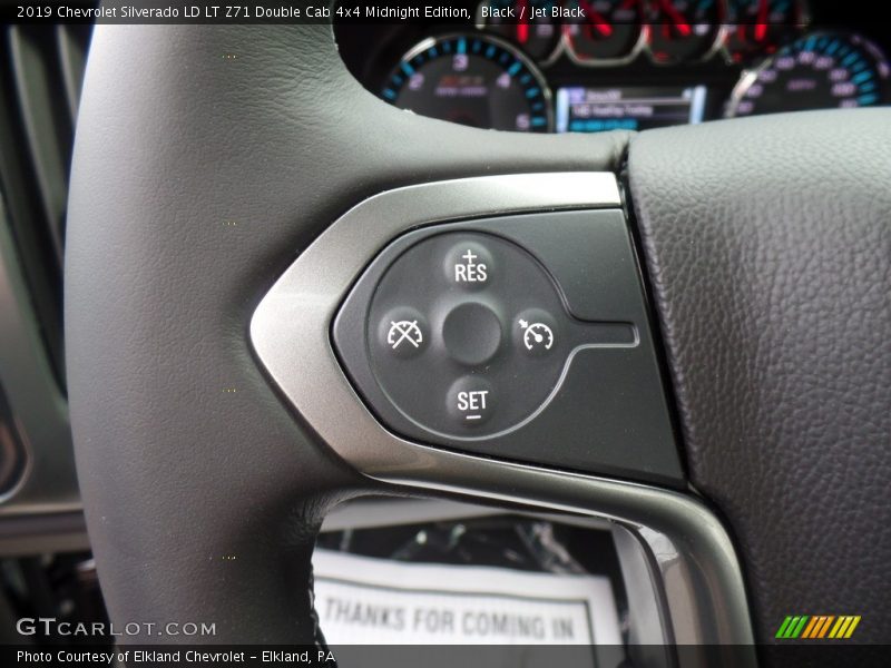 Black / Jet Black 2019 Chevrolet Silverado LD LT Z71 Double Cab 4x4 Midnight Edition