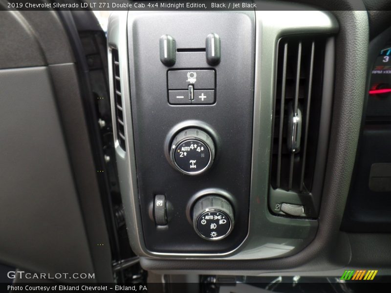 Black / Jet Black 2019 Chevrolet Silverado LD LT Z71 Double Cab 4x4 Midnight Edition