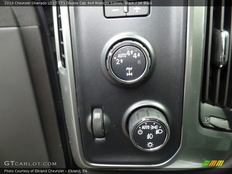 Black / Jet Black 2019 Chevrolet Silverado LD LT Z71 Double Cab 4x4 Midnight Edition