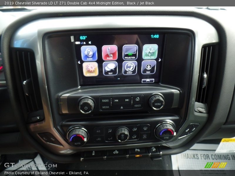 Black / Jet Black 2019 Chevrolet Silverado LD LT Z71 Double Cab 4x4 Midnight Edition