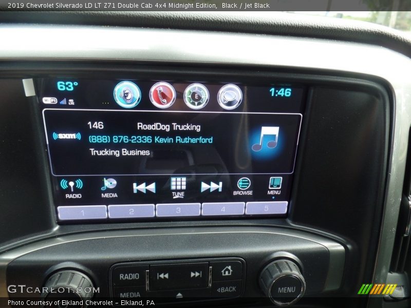 Black / Jet Black 2019 Chevrolet Silverado LD LT Z71 Double Cab 4x4 Midnight Edition