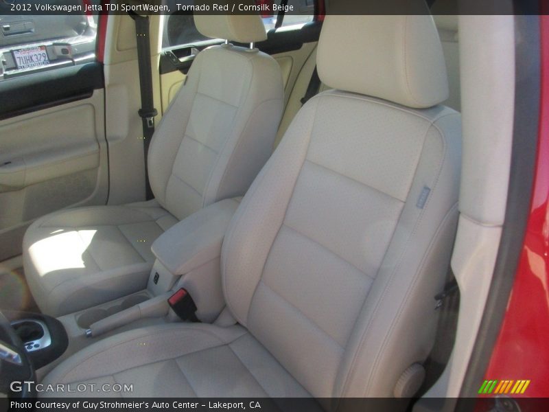 Tornado Red / Cornsilk Beige 2012 Volkswagen Jetta TDI SportWagen