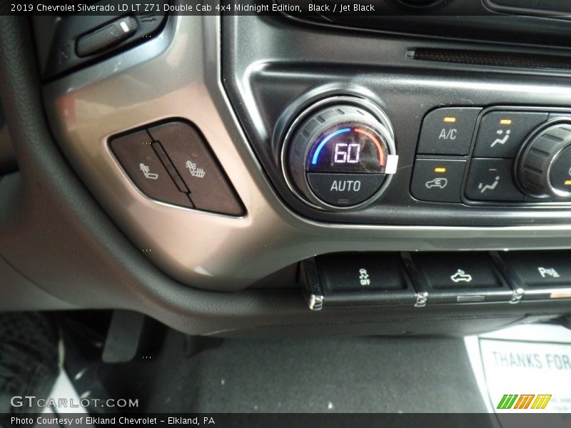 Black / Jet Black 2019 Chevrolet Silverado LD LT Z71 Double Cab 4x4 Midnight Edition