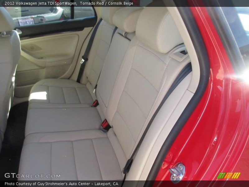 Tornado Red / Cornsilk Beige 2012 Volkswagen Jetta TDI SportWagen