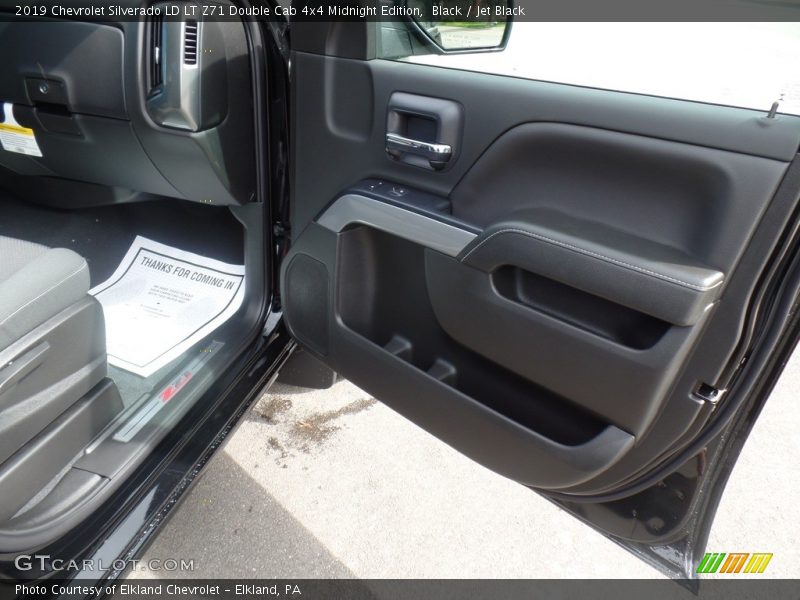 Black / Jet Black 2019 Chevrolet Silverado LD LT Z71 Double Cab 4x4 Midnight Edition