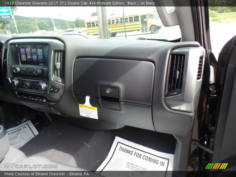 Black / Jet Black 2019 Chevrolet Silverado LD LT Z71 Double Cab 4x4 Midnight Edition