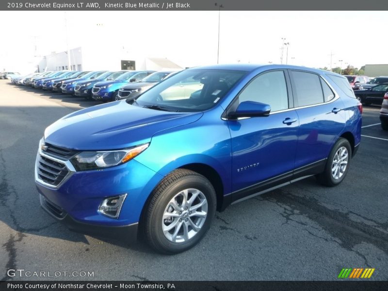 Kinetic Blue Metallic / Jet Black 2019 Chevrolet Equinox LT AWD