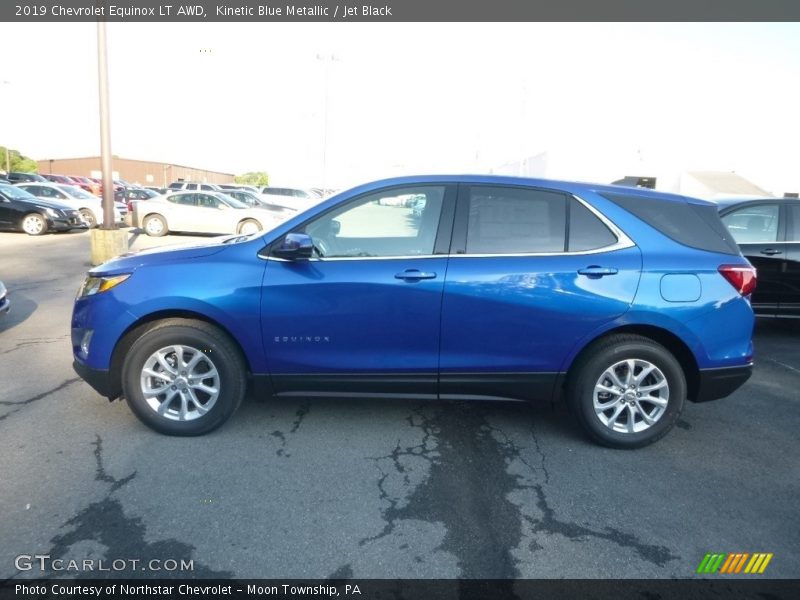 Kinetic Blue Metallic / Jet Black 2019 Chevrolet Equinox LT AWD