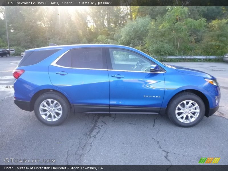Kinetic Blue Metallic / Jet Black 2019 Chevrolet Equinox LT AWD