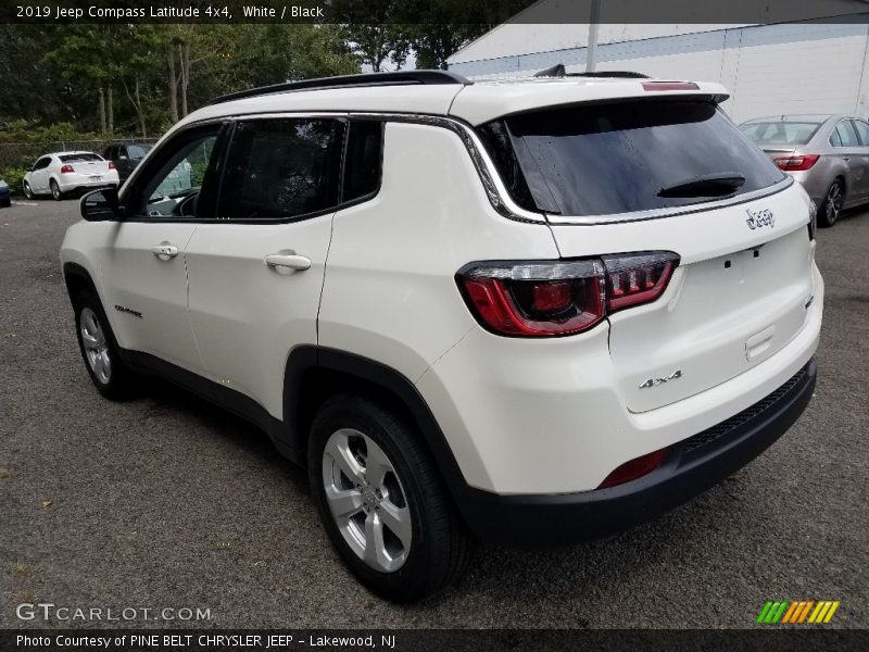 White / Black 2019 Jeep Compass Latitude 4x4
