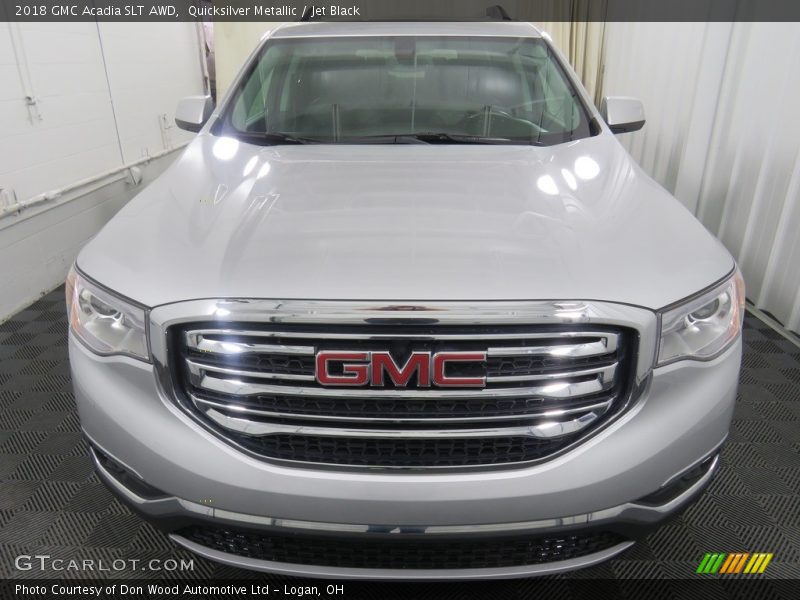 Quicksilver Metallic / Jet Black 2018 GMC Acadia SLT AWD