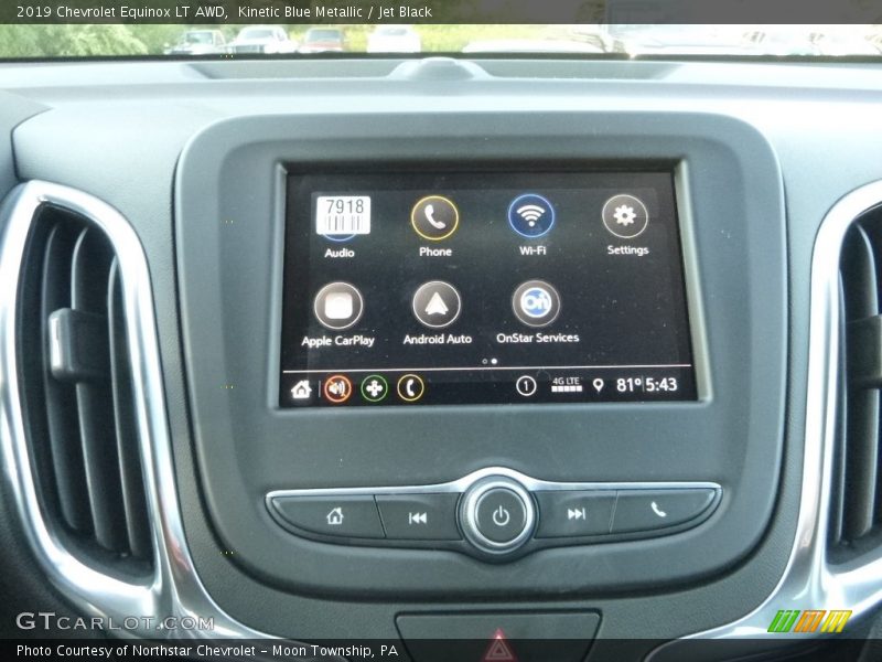 Kinetic Blue Metallic / Jet Black 2019 Chevrolet Equinox LT AWD