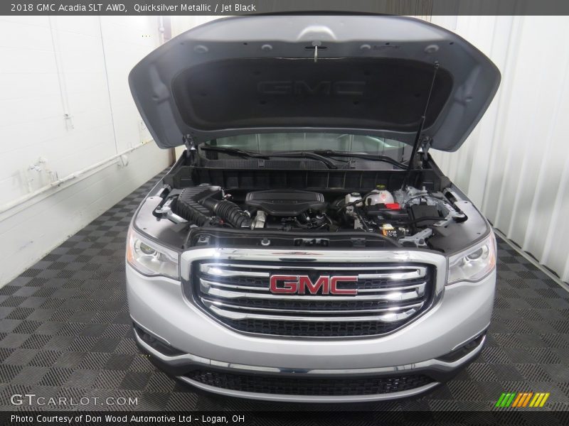 Quicksilver Metallic / Jet Black 2018 GMC Acadia SLT AWD