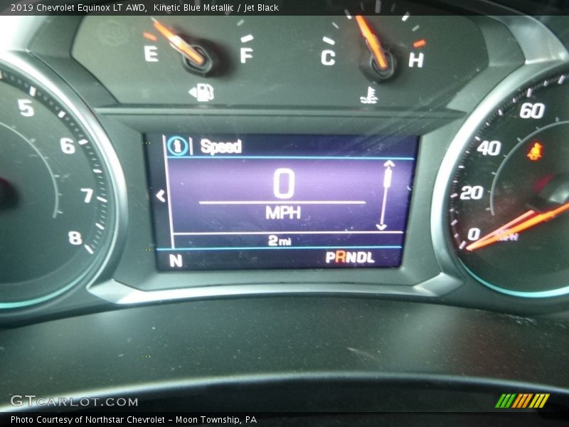 Kinetic Blue Metallic / Jet Black 2019 Chevrolet Equinox LT AWD