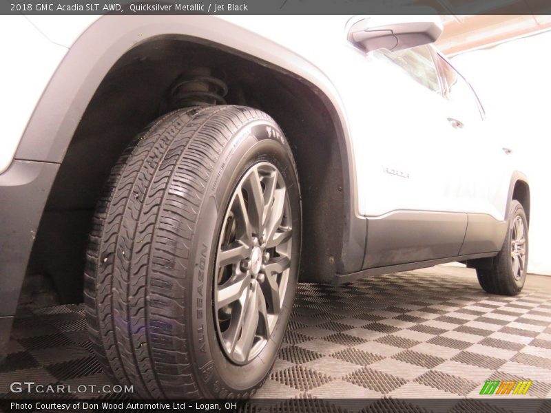 Quicksilver Metallic / Jet Black 2018 GMC Acadia SLT AWD