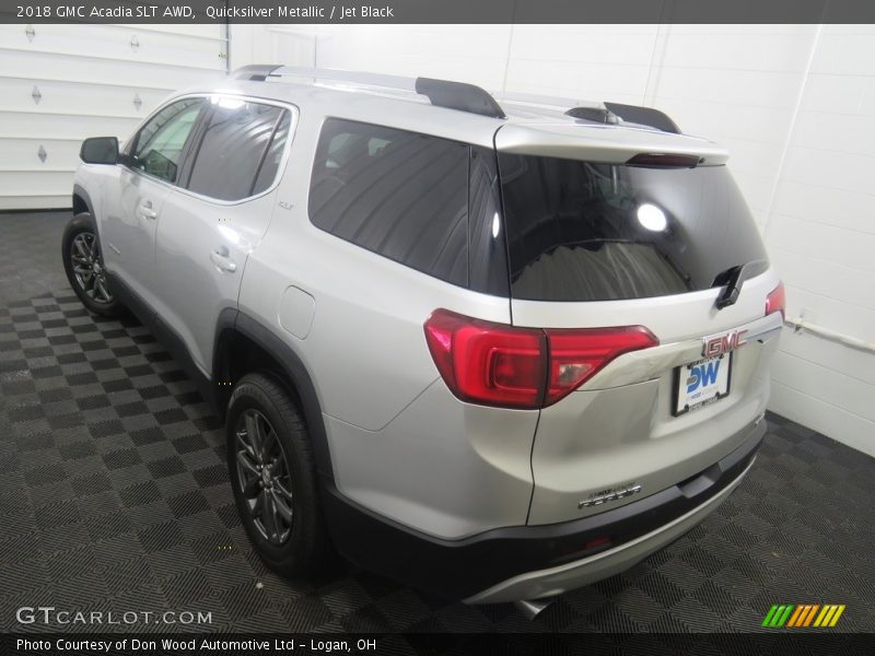 Quicksilver Metallic / Jet Black 2018 GMC Acadia SLT AWD