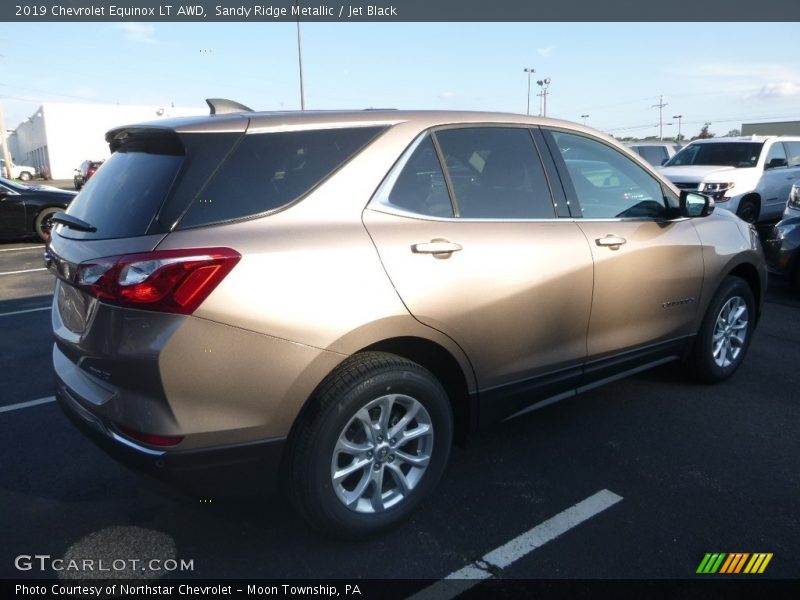 Sandy Ridge Metallic / Jet Black 2019 Chevrolet Equinox LT AWD