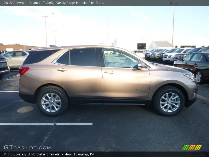 Sandy Ridge Metallic / Jet Black 2019 Chevrolet Equinox LT AWD