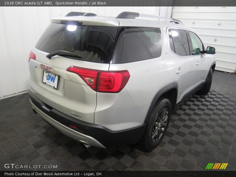 Quicksilver Metallic / Jet Black 2018 GMC Acadia SLT AWD