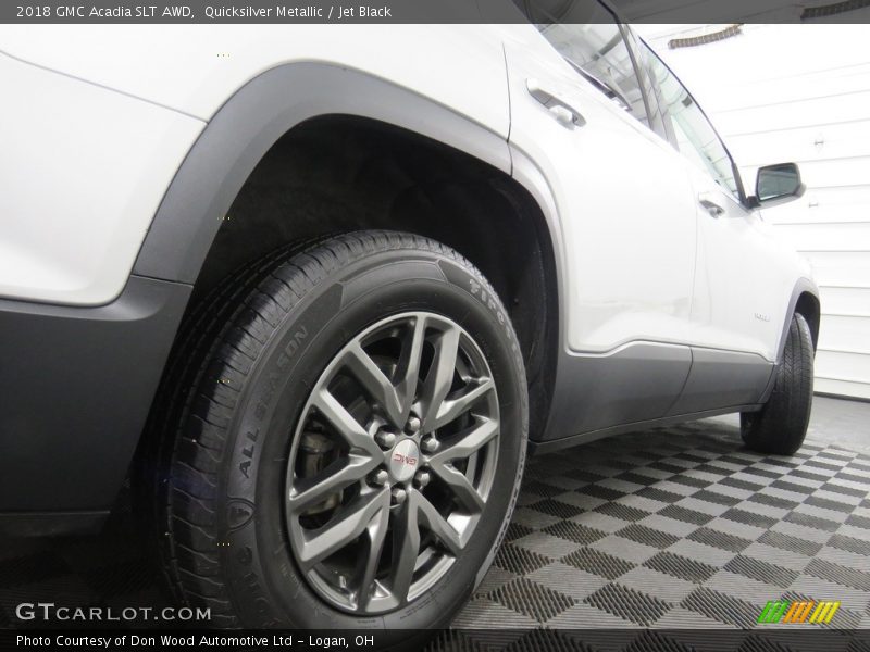 Quicksilver Metallic / Jet Black 2018 GMC Acadia SLT AWD