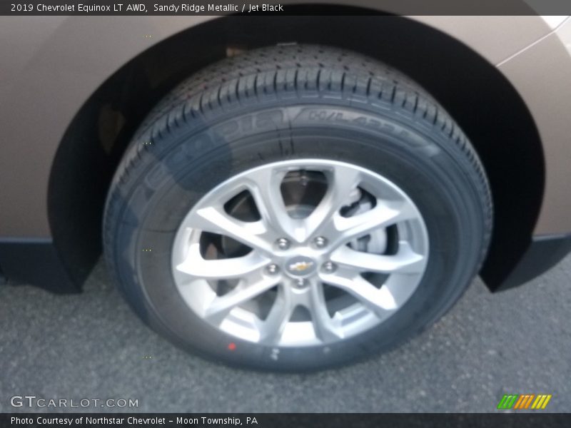 Sandy Ridge Metallic / Jet Black 2019 Chevrolet Equinox LT AWD