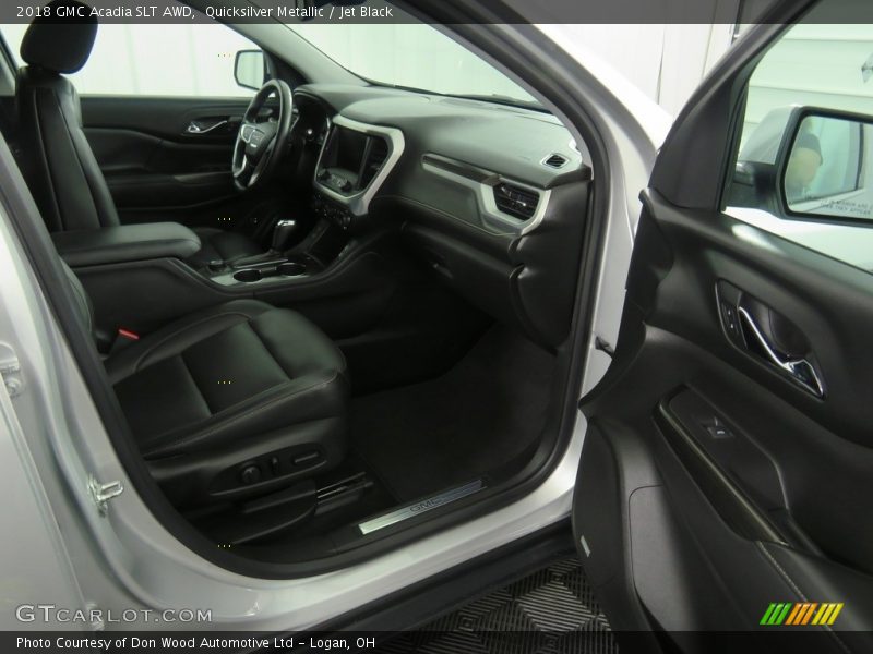 Quicksilver Metallic / Jet Black 2018 GMC Acadia SLT AWD
